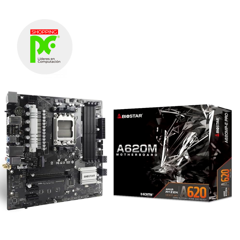 TARJETA MADRE BIOSTAR A620A DDR5 MICRO ATX