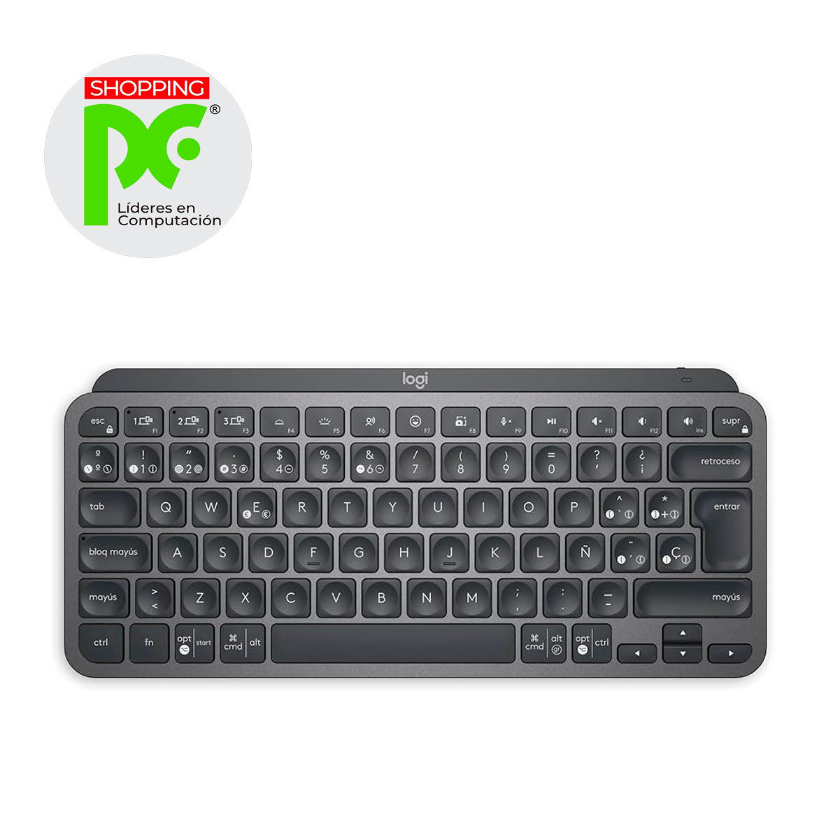 TECLADO LOGITECH MX KEYS MINI WIRELESS GRAPHITE (INGLES)