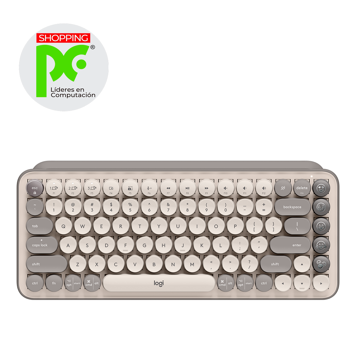 TECLADO LOGITECH POP KEYS (MIST-WIRELESS-ESPAÑOL)